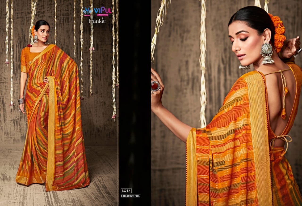 Frankie By Vipul  66204-66215 Printed Sarees Catalog